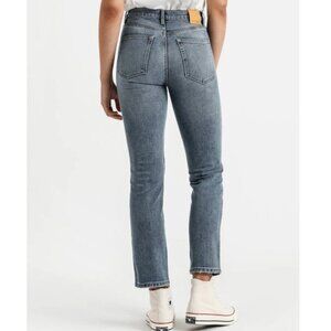 DU/ER - Women's Midweight Performance Denim High Rise Straight - Vintage